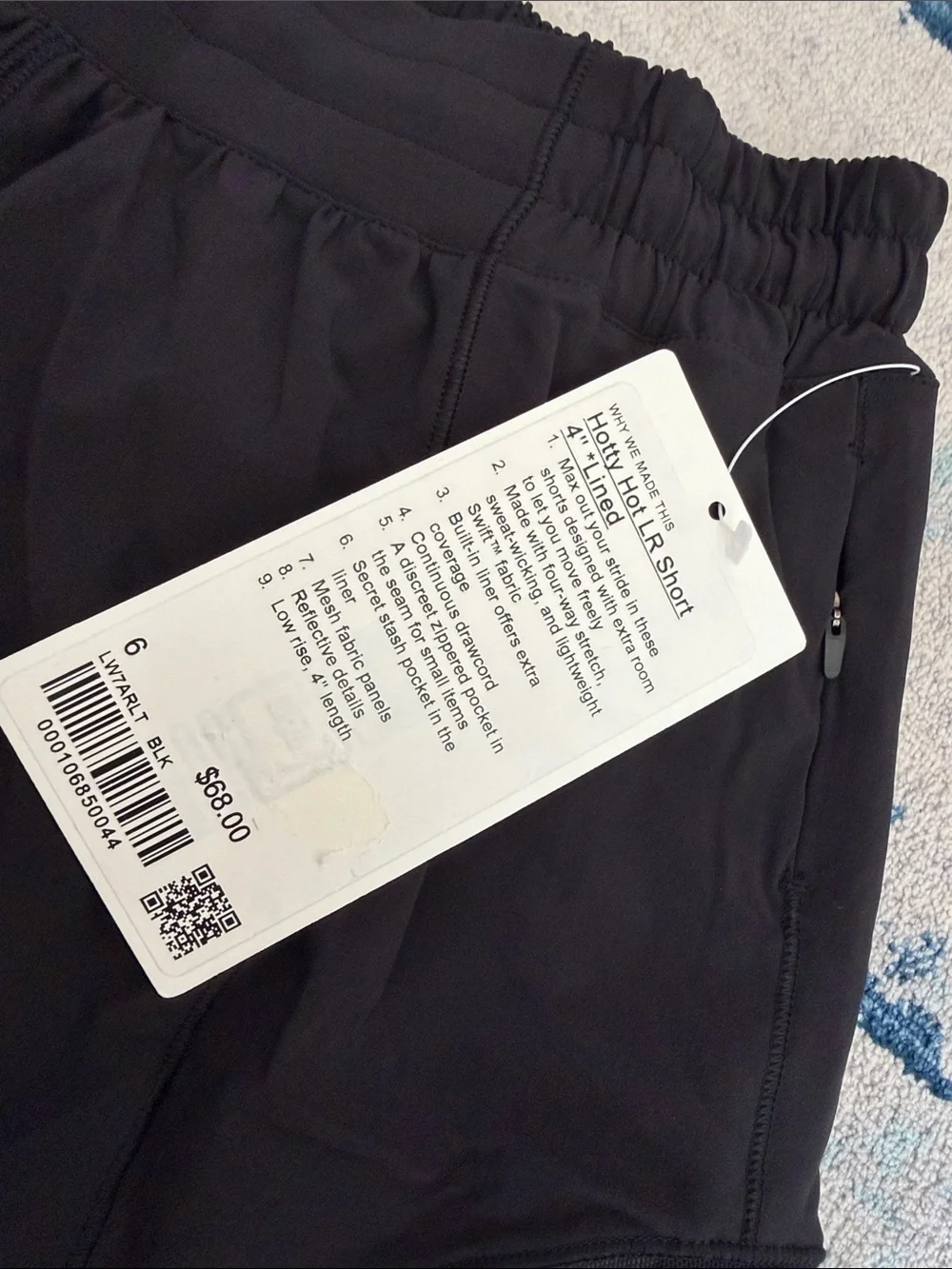 lululemon athletica Black Athletic Skort